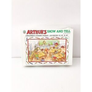Vintage Arthur's Show and Tell Cardboard Puzzle 60 Pcs